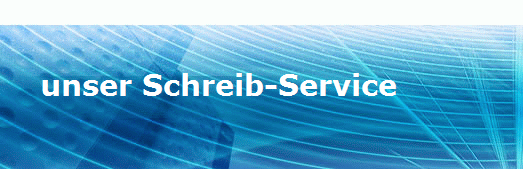 unser Schreib-Service