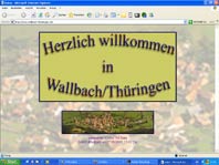 Homepage Gemeinde Wallbach / Th�ringen
